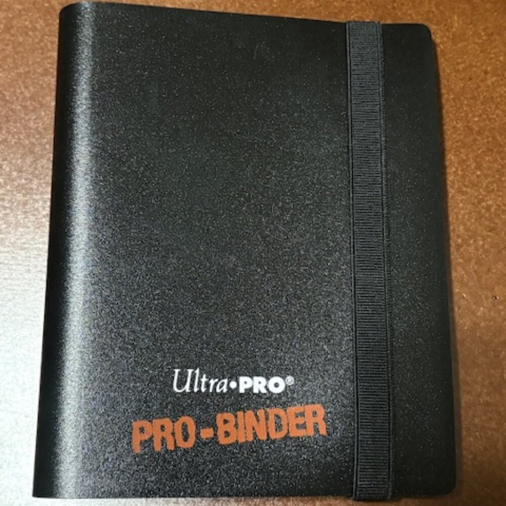NWOT Ultra Pro Pro-Binder Four Pocket Black - 80 total pockets